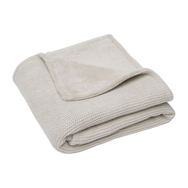 Jollein Fleece Deken met naam geborduurd - gepersonaliseerd