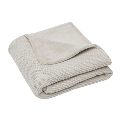 Jollein Fleece Deken met naam geborduurd - gepersonaliseerd
