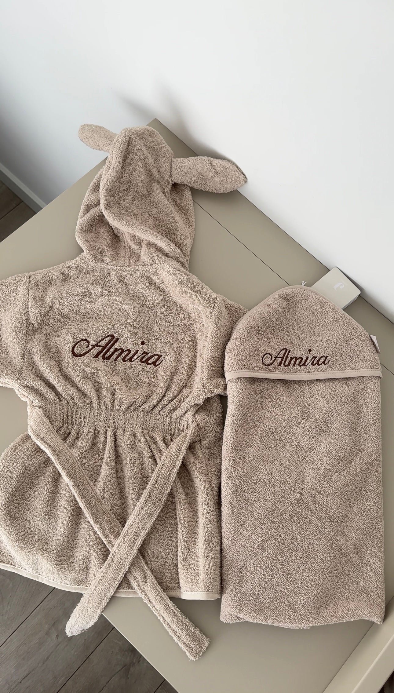 Jollein Badcape Gepersonaliseerd met Naam
