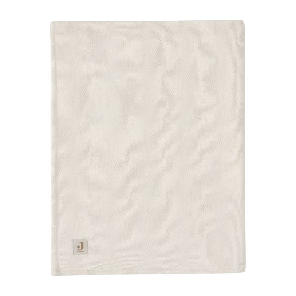 Jollein Fleece Deken Cosy Knit met naam geborduurd - gepersonaliseerd