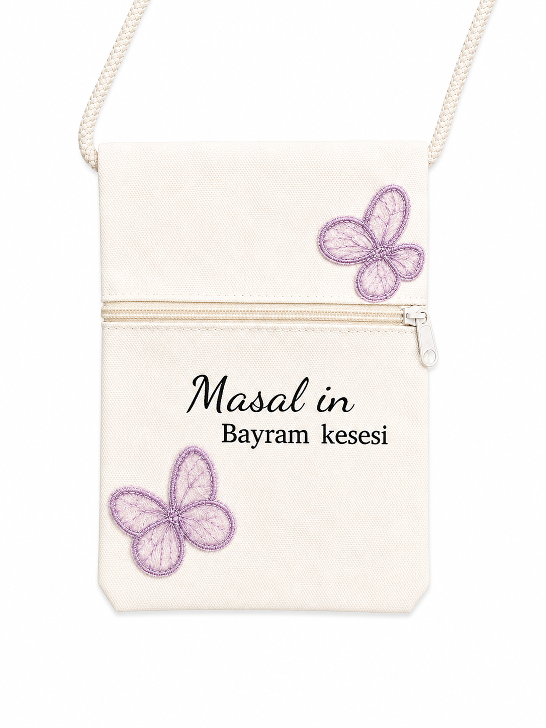 Bayram kesesi gepersonaliseerd met naam en versiering
