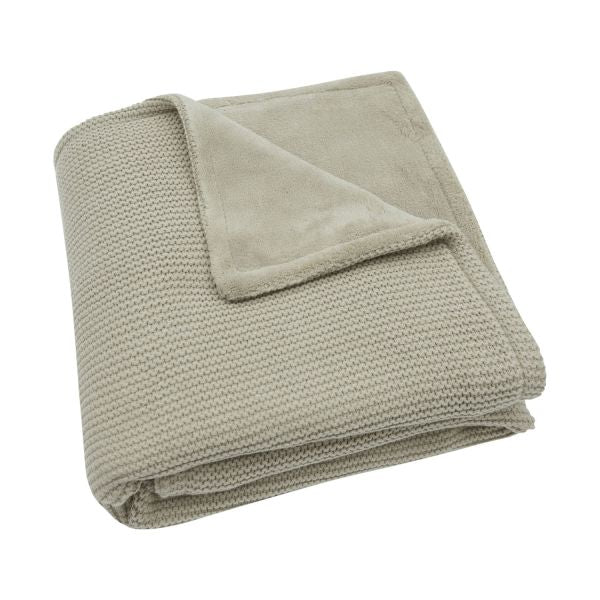 Jollein Fleece Deken met naam geborduurd - gepersonaliseerd