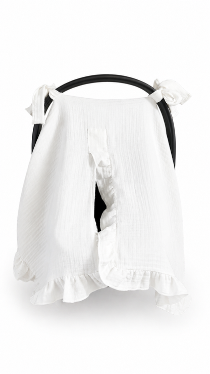 Mousseline Maxi Cosi hoes gepersonaliseerd met naam