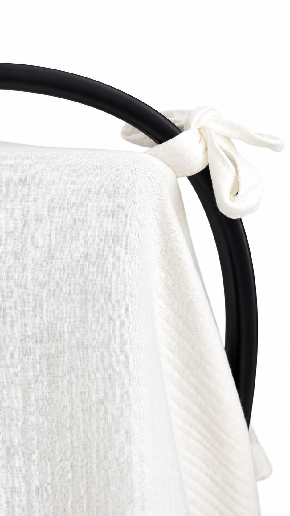 Mousseline Maxi Cosi hoes gepersonaliseerd met naam