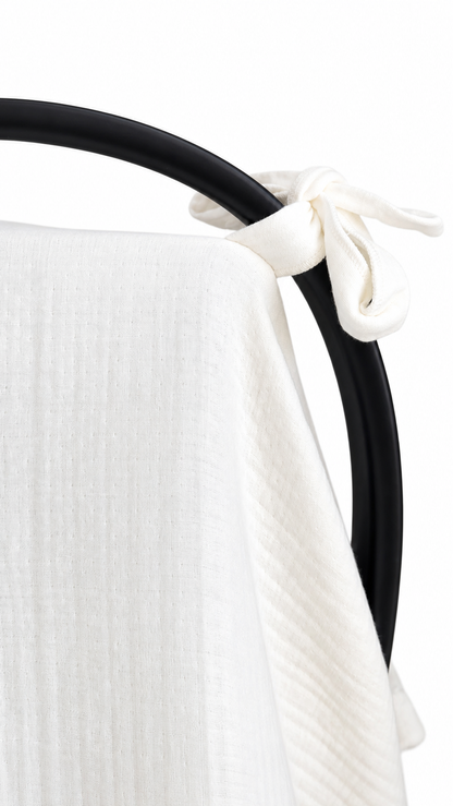 Mousseline Maxi Cosi hoes gepersonaliseerd met naam